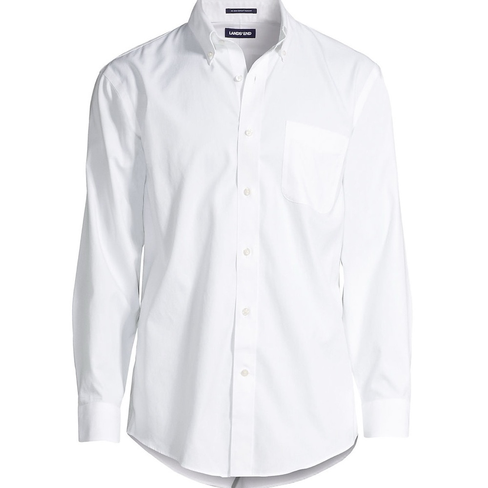 Lands End Men's Traditional Fit Supima Dress Shirt
